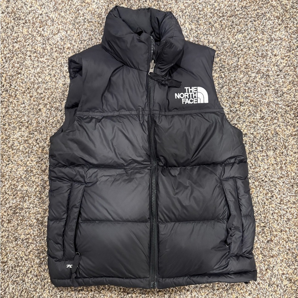 NWT The North Face Nuptse 700 Black Puffer Vest